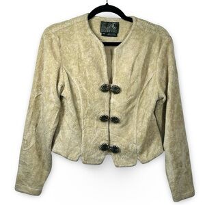 Tsunami Vintage Fleece Bolero Jacket Size‎ Medium 80s Canada Minimalist Coastal